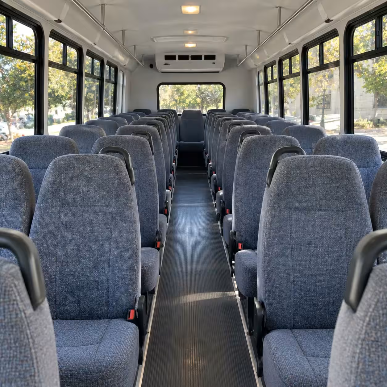 25 passenger minibus interior