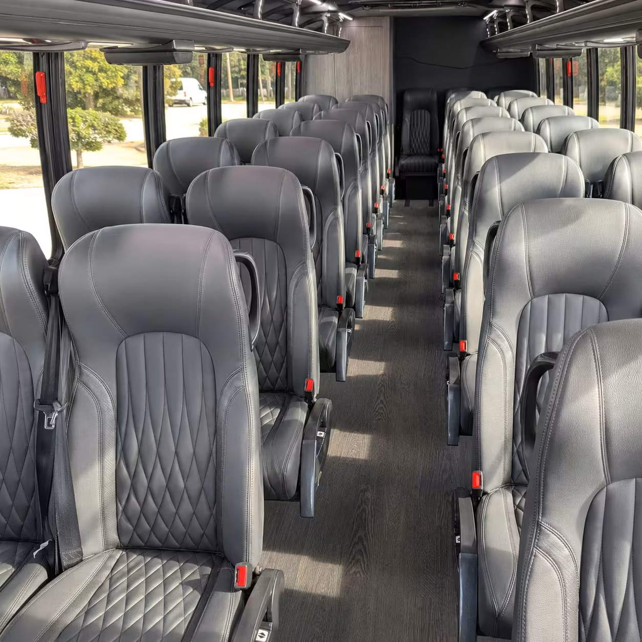 30 passenger minibus inside