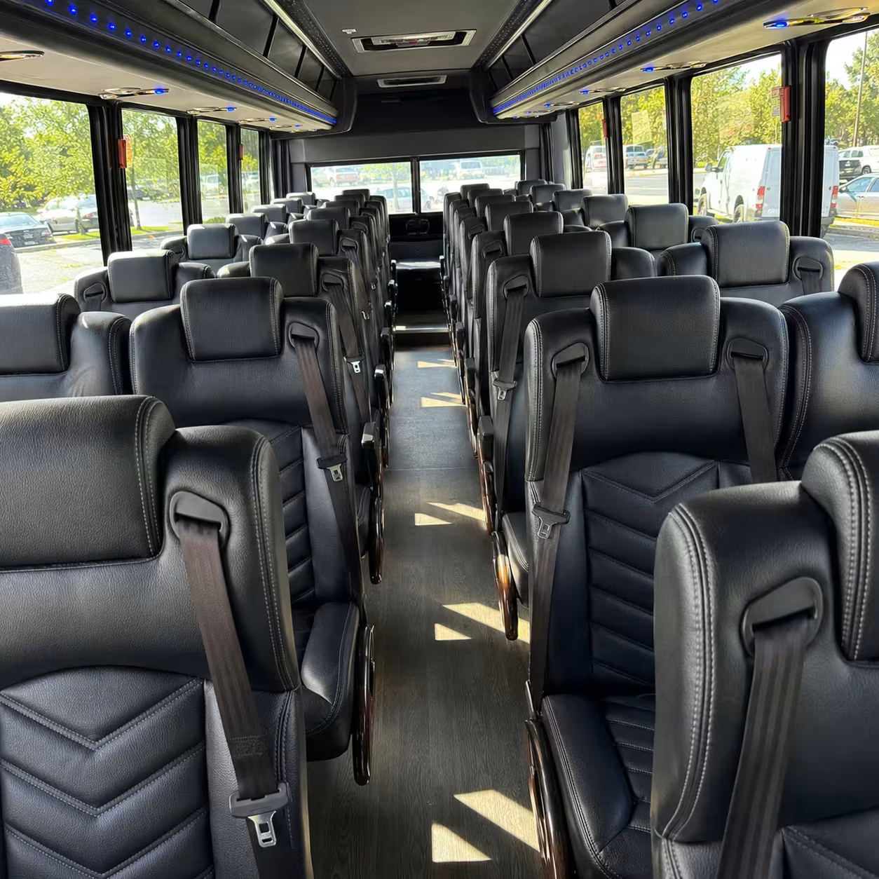 30 passenger minibus interior
