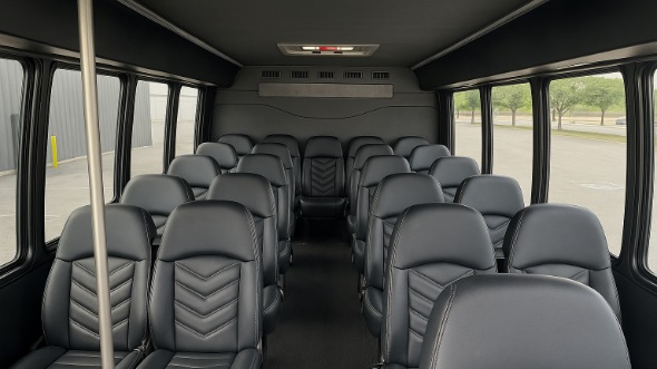 antioch 18 passenger minibus inside