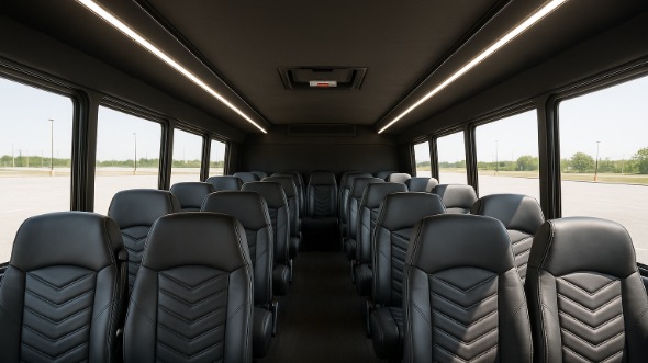 antioch 30 passenger minibus inside