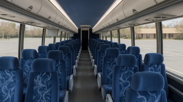antioch 50 passenger charter bus inside