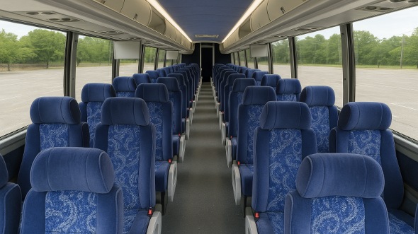 antioch 54 passenger charter bus inside