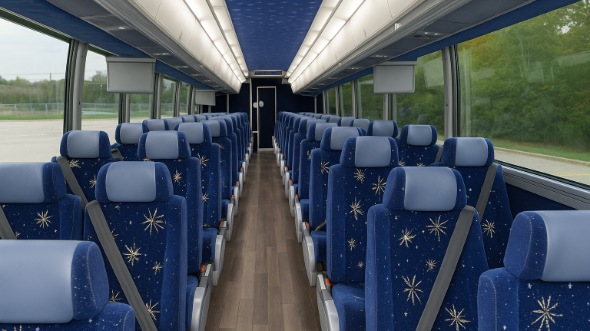 antioch 55 passenger charter bus inside