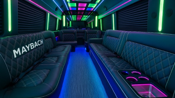 party bus rental interior antioch